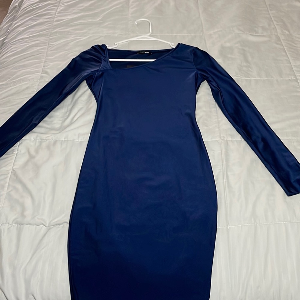Fashion Nova Navy Blue Mini Dress
